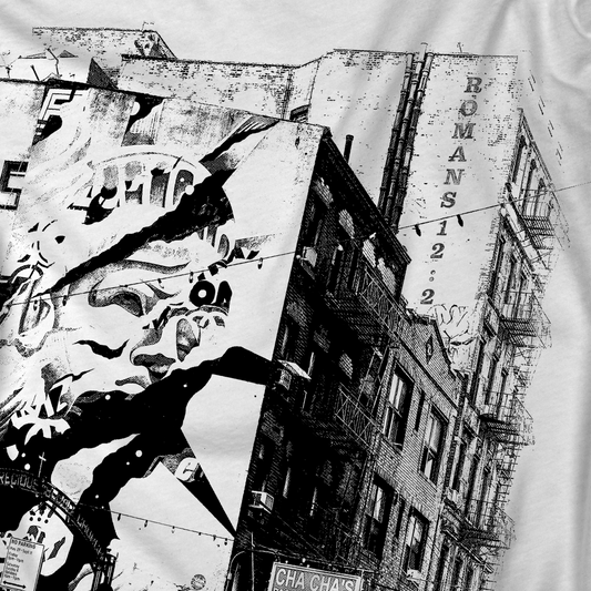 DO NOT CONFORM ROMANS 12:2 LARGE PRINT STREETWEAR CHRISTIAN T-SHIRT